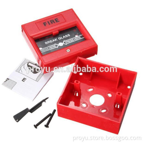 Glass break emergency glass buttons, emergency exit door devices four color optional
